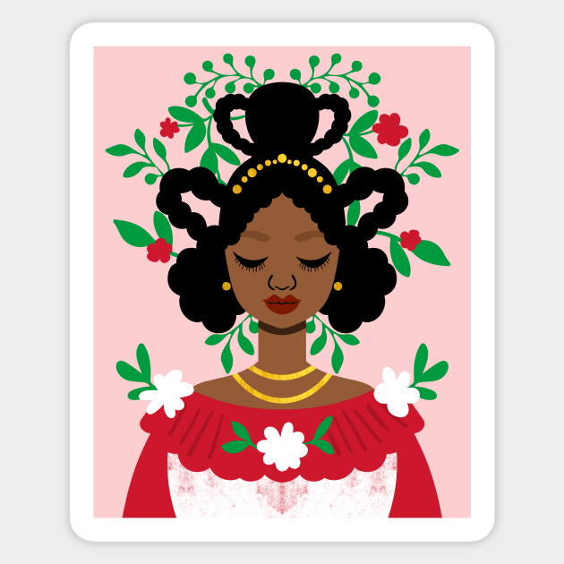 Royalty in Red Sticker by tabithabianca